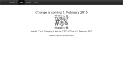 Desktop Screenshot of madforit.com.au